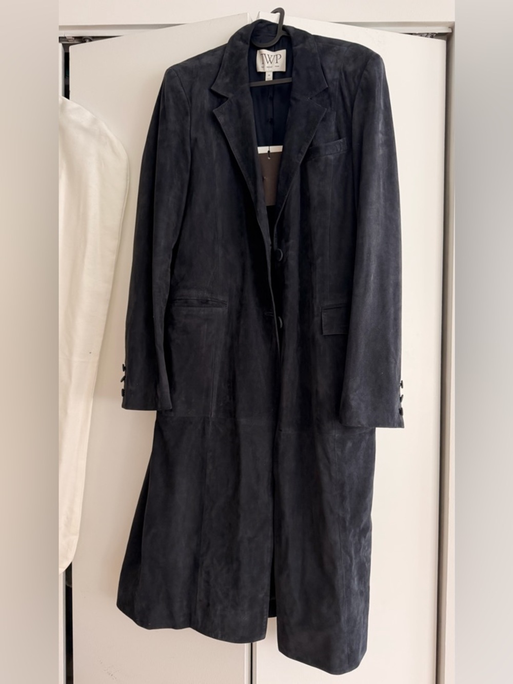 NWT TWP suede trench coat - Picture 2 of 9